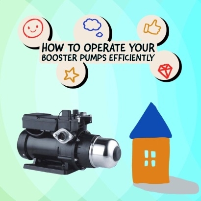 How to operate your household booster pumps efficiently